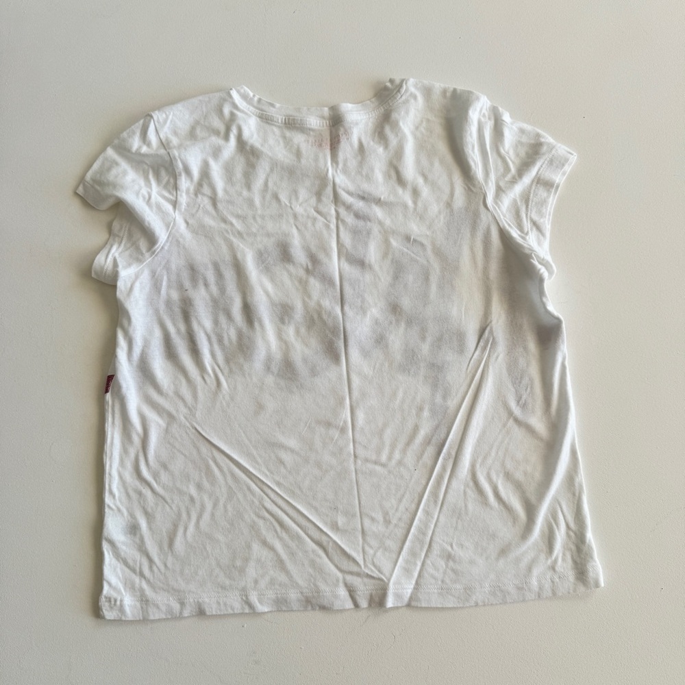 Victoria's Secret - Angel PJ Shorts and Tee in White Pink & Black - Picture 5 of 7